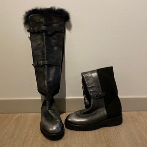 Henry Beguelin Boot Fur Metal Sport Chamois Argentine